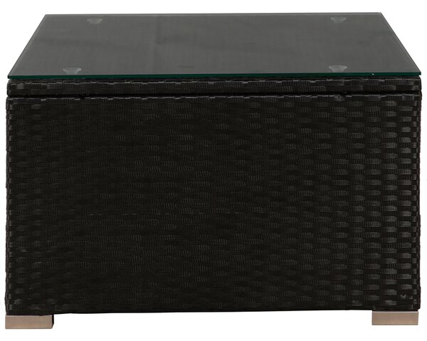 Juskys Set ratan de gradina Punta Cana M - perne negre/crem