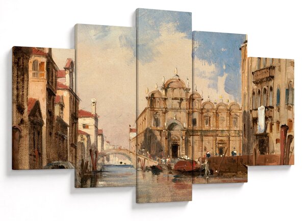 Tablou - Jules-Romain Joyant, The Scuola di San Marco, Venice, reproducere (150x105 cm)
