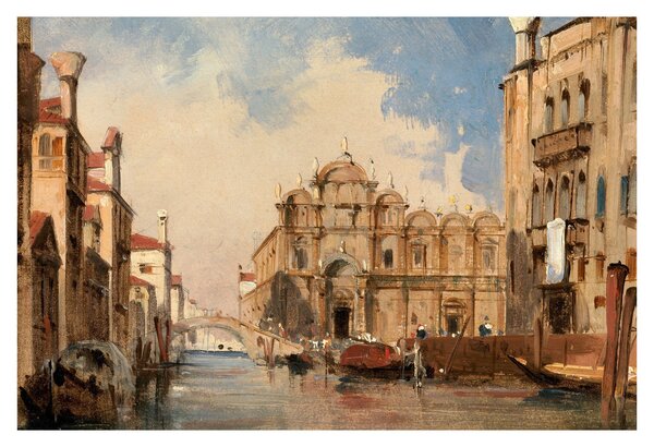 Tablou - Jules-Romain Joyant, The Scuola di San Marco, Venice, reproducere (90x60 cm)