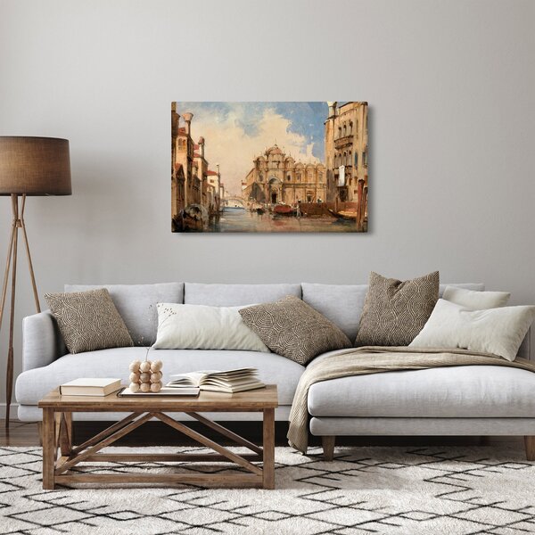 Tablou - Jules-Romain Joyant, The Scuola di San Marco, Venice, reproducere (90x60 cm)