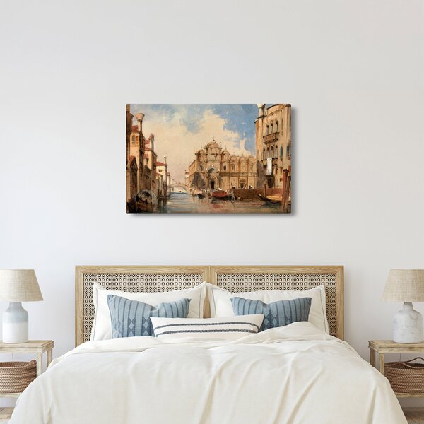 Tablou - Jules-Romain Joyant, The Scuola di San Marco, Venice, reproducere (90x60 cm)