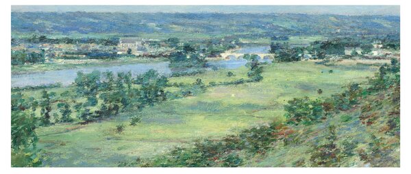 Tablou - Theodore Robinson, The Valley of the Seine, From the Hills of Giverny, reproducere (120x50 cm)