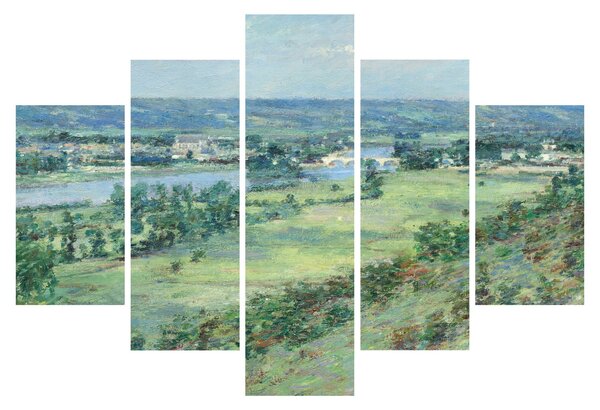 Tablou - Theodore Robinson, The Valley of the Seine, From the Hills of Giverny, reproducere (150x105 cm)