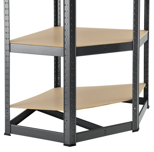 Juskys Raft de colt Basic 180 x 70 cm - gri