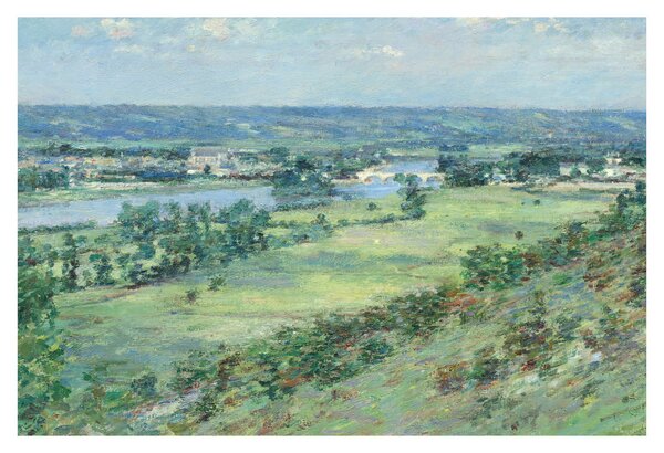 Tablou - Theodore Robinson, The Valley of the Seine, From the Hills of Giverny, reproducere (90x60 cm)