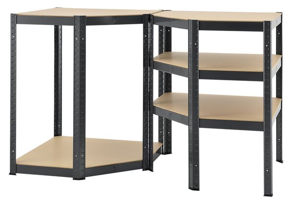 Juskys Raft de colt Basic 180 x 70 cm - gri