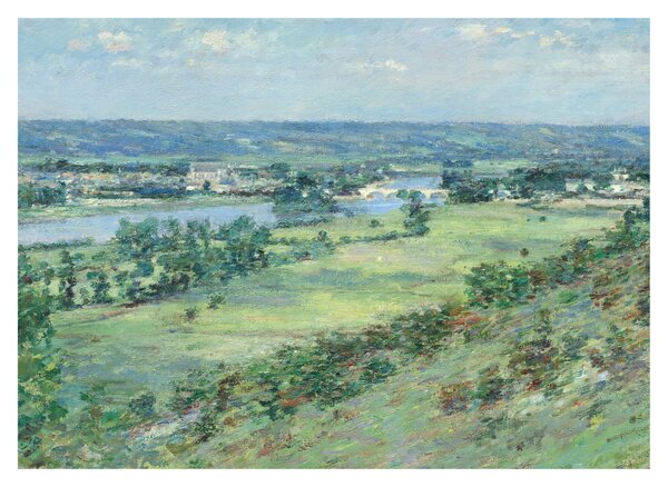 Tablou - Theodore Robinson, The Valley of the Seine, From the Hills of Giverny, reproducere (70x50 cm)