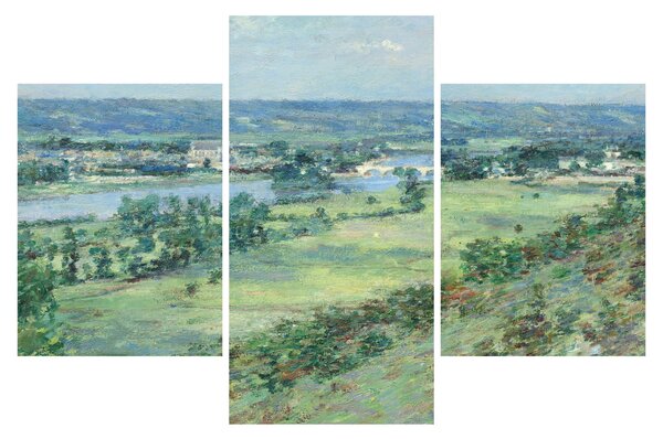 Tablou - Theodore Robinson, The Valley of the Seine, From the Hills of Giverny, reproducere (90x60 cm)