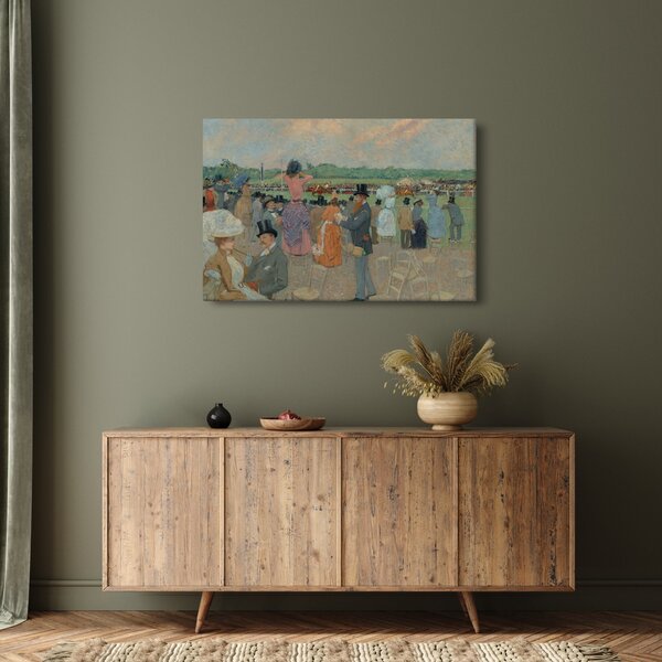Tablou - Jean-Louis Forain, The Races at Longchamp, reproducere (90x60 cm)