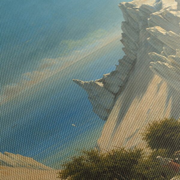 Tablou - Georg Emil Libert, View of Sommerspiret, the Cliffs of Møn, reproducere (150x105 cm)