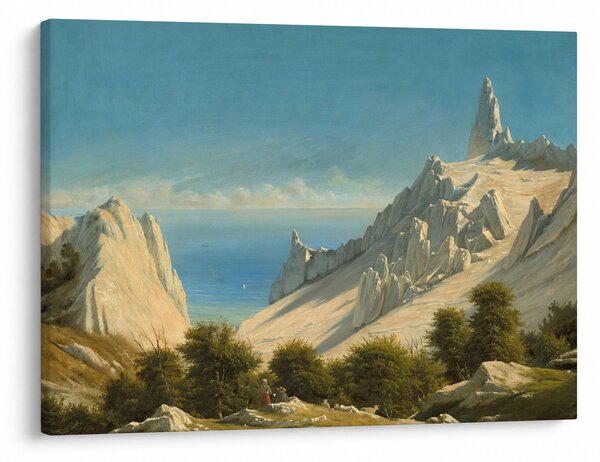 Tablou - Georg Emil Libert, View of Sommerspiret, the Cliffs of Møn, reproducere (70x50 cm)