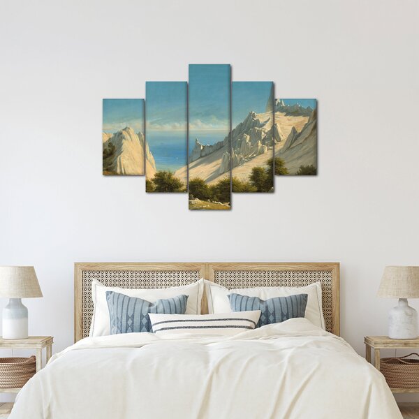 Tablou - Georg Emil Libert, View of Sommerspiret, the Cliffs of Møn, reproducere (150x105 cm)