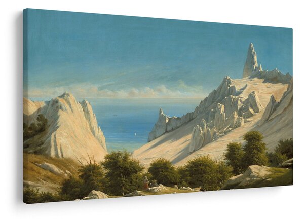 Tablou - Georg Emil Libert, View of Sommerspiret, the Cliffs of Møn, reproducere (90x60 cm)