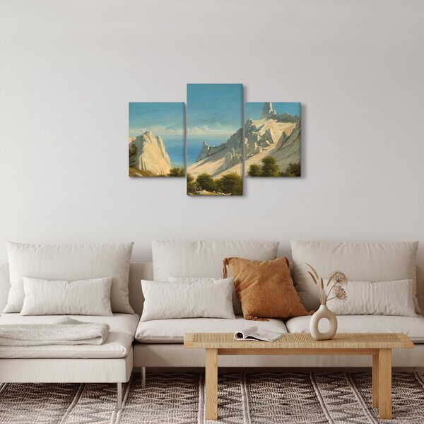 Tablou - Georg Emil Libert, View of Sommerspiret, the Cliffs of Møn, reproducere (90x60 cm)