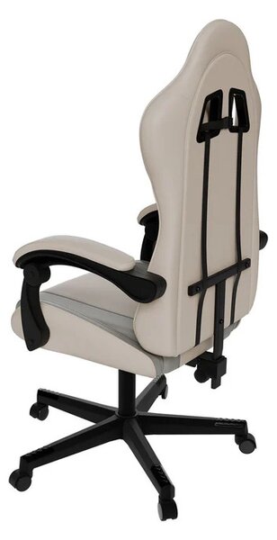 Juskys Scaun de birou HyperSeat - bej/gri