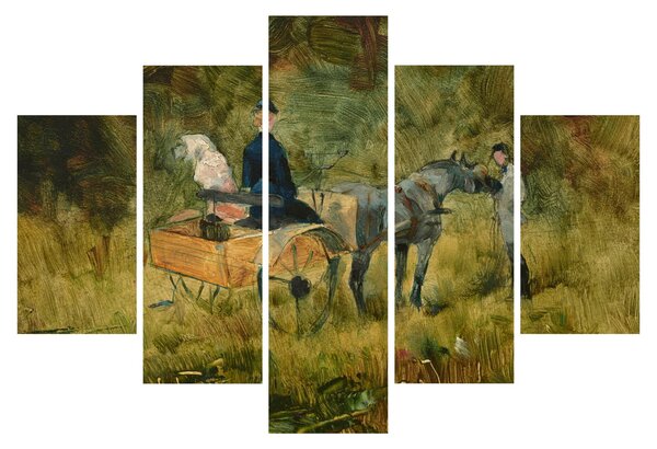 Tablou - Henri de Toulouse-Lautrec, The Trap, reproducere (150x105 cm)