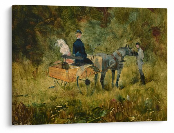 Tablou - Henri de Toulouse-Lautrec, The Trap, reproducere (70x50 cm)
