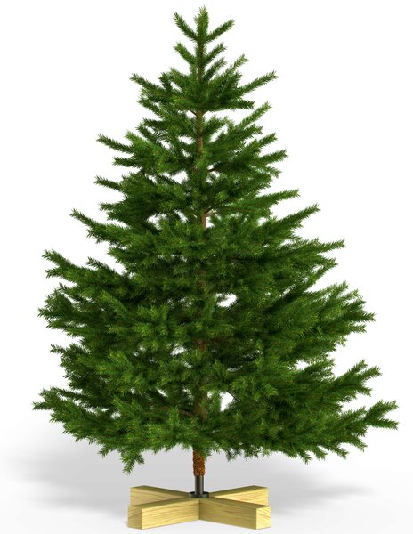 Deuba Pom de Crăciun artificial 150 cm + suport de lemn