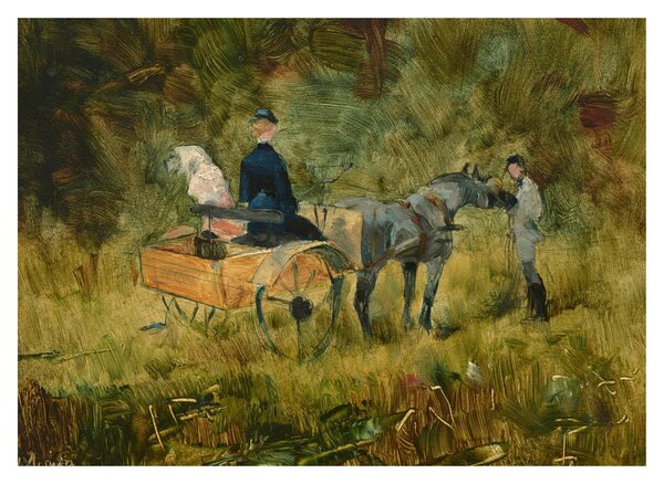 Tablou - Henri de Toulouse-Lautrec, The Trap, reproducere (70x50 cm)