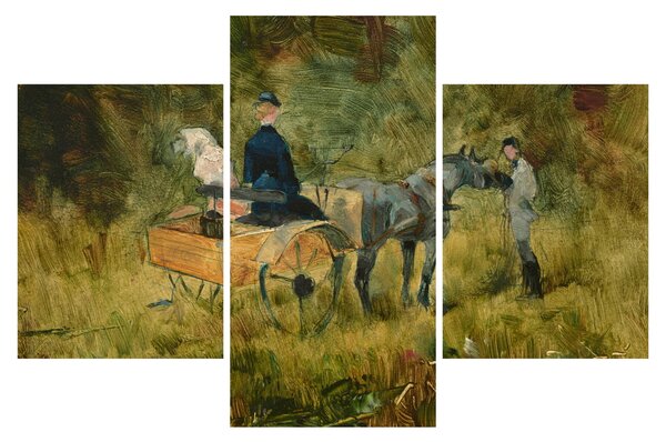 Tablou - Henri de Toulouse-Lautrec, The Trap, reproducere (90x60 cm)