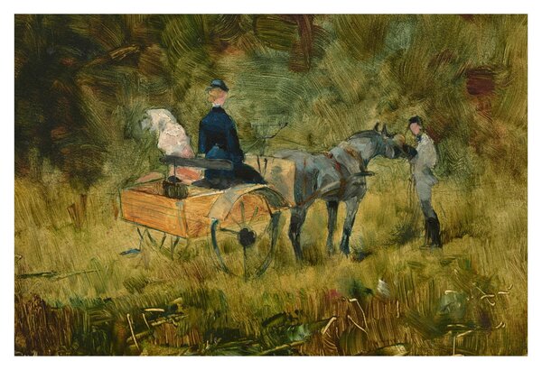 Tablou - Henri de Toulouse-Lautrec, The Trap, reproducere (90x60 cm)