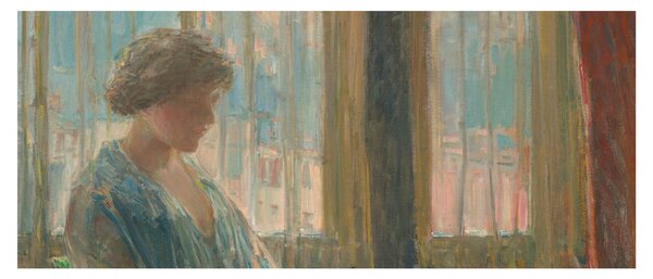 Tablou - Childe Hassam, The New York Window, reproducere (120x50 cm)