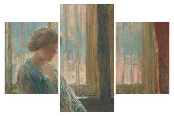 Tablou - Childe Hassam, The New York Window, reproducere (90x60 cm)