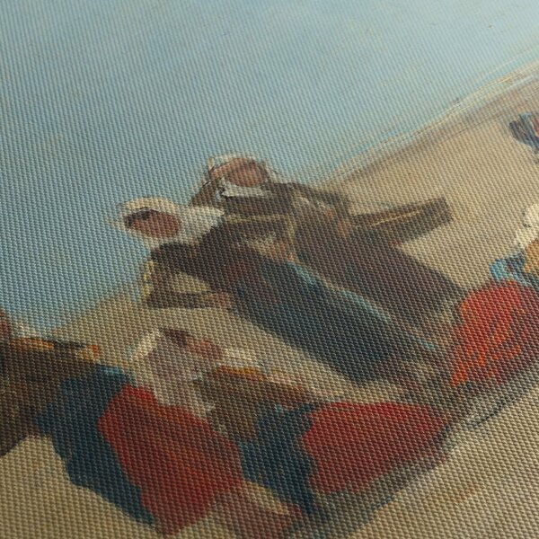 Tablou - Eugène Boudin, Women on the Beach at Berck, reproducere (90x60 cm)