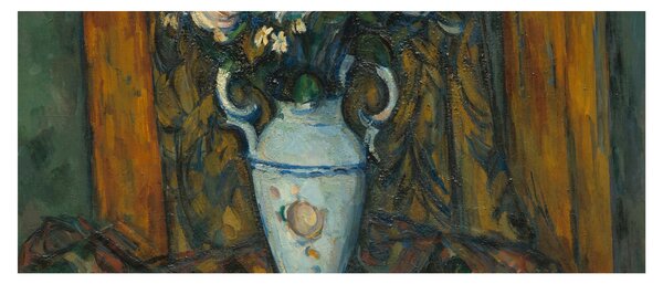 Tablou - Paul Cézanne, Vase of Flowers, reproducere (120x50 cm)