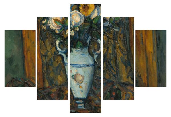 Tablou - Paul Cézanne, Vase of Flowers, reproducere (150x105 cm)