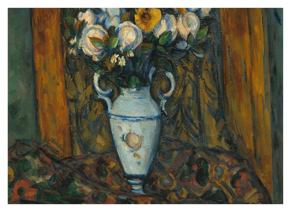 Tablou - Paul Cézanne, Vase of Flowers, reproducere (70x50 cm)