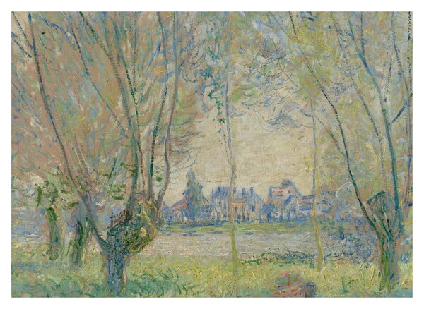 Tablou - Claude Monet, Woman Seated under the Willows, reproducere (70x50 cm)