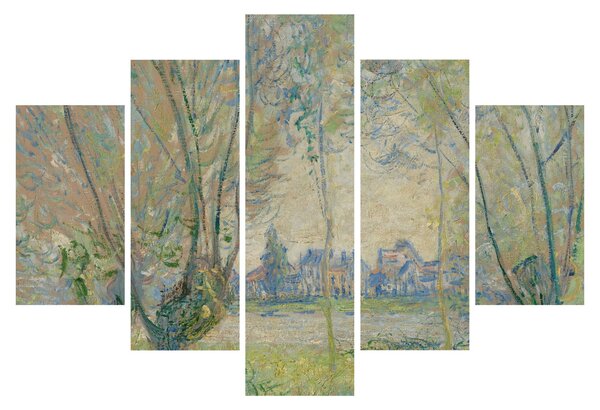 Tablou - Claude Monet, Woman Seated under the Willows, reproducere (150x105 cm)