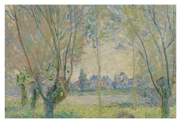 Tablou - Claude Monet, Woman Seated under the Willows, reproducere (90x60 cm)