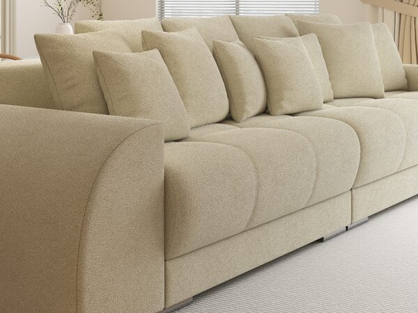 Canapea extensibilă dumonde cu 2 lăzi de depozitare Verona Quelle Bej 02 310x120 cm