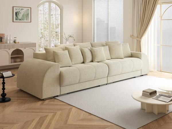 Canapea extensibilă dumonde cu 2 lăzi de depozitare Verona Quelle Bej 02 310x120 cm
