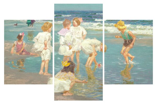 Tablou - Edward Henry Potthast, A Holiday, reproducere (90x60 cm)