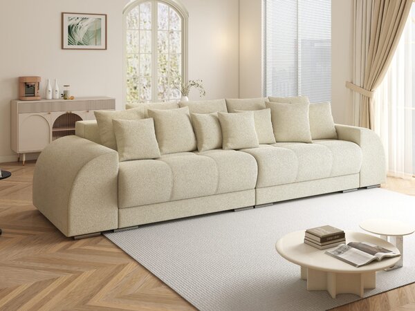 Canapea extensibilă dumonde cu 2 lăzi de depozitare Verona Quelle Bej 02 310x120 cm