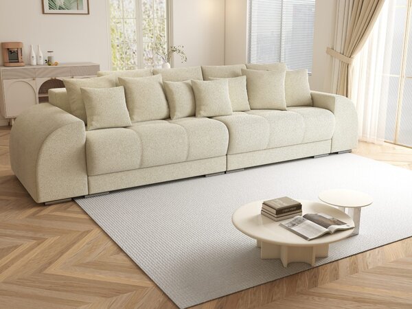 Canapea extensibilă dumonde cu 2 lăzi de depozitare Verona Quelle Bej 02 310x120 cm
