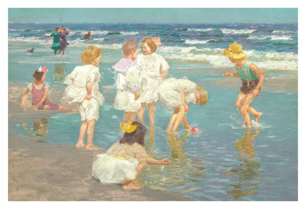 Tablou - Edward Henry Potthast, A Holiday, reproducere (90x60 cm)