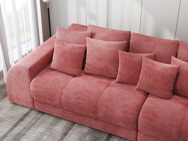 Canapea extensibilă dumonde cu 2 lăzi de depozitare Verona Vibe Rosu 310x120 cm