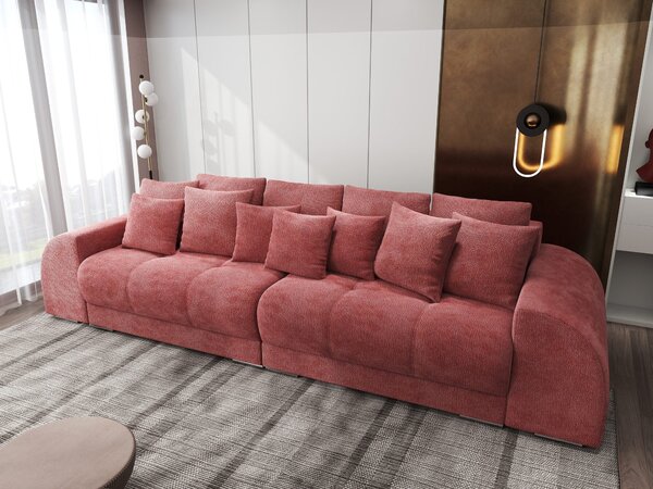 Canapea extensibilă dumonde cu 2 lăzi de depozitare Verona Vibe Rosu 310x120 cm