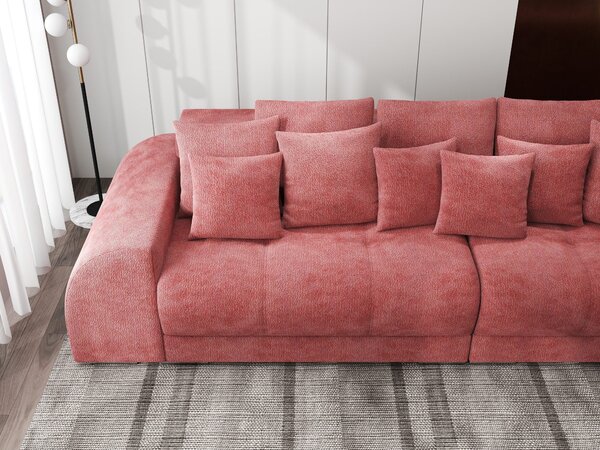 Canapea extensibilă dumonde cu 2 lăzi de depozitare Verona Vibe Rosu 310x120 cm