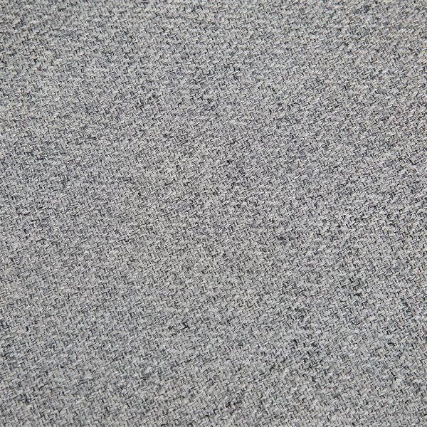 HOMCOM Fotoliu Tapițat din Material Textil cu Pernițe Umplute, Canapea Modernă cu Picioare din Oțel, 76x68x80 cm, Gri