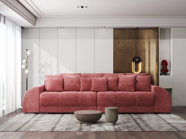 Canapea extensibilă dumonde cu 2 lăzi de depozitare Verona Vibe Rosu 310x120 cm