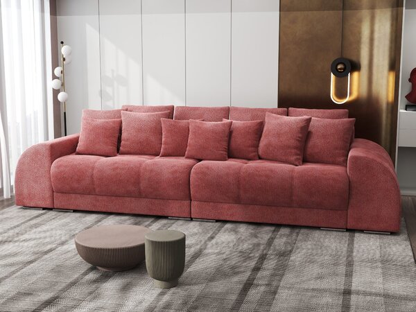 Canapea extensibilă dumonde cu 2 lăzi de depozitare Verona Vibe Rosu 310x120 cm