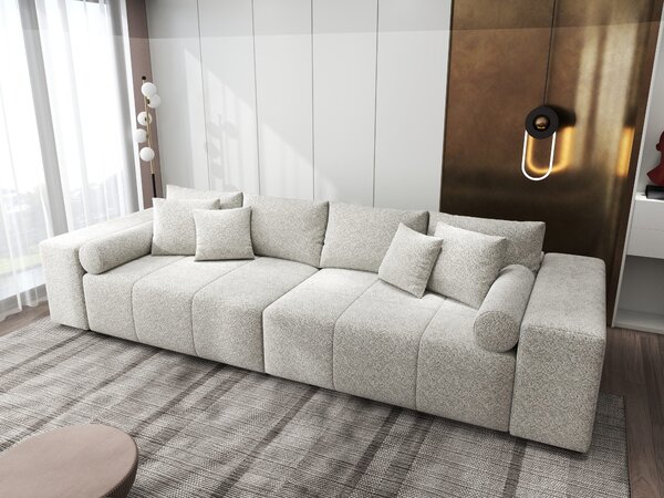 Canapea extensibilă dumonde cu ladă de depozitare Marbela XXL Arena Bej 2 295x120 cm