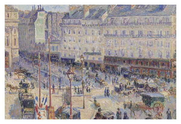 Tablou - Camille Pissarro, The Place du Havre, reproducere (90x60 cm)