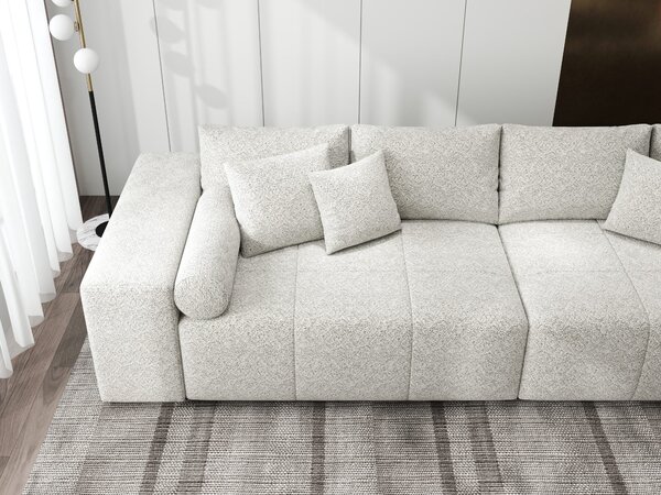 Canapea extensibilă dumonde cu ladă de depozitare Marbela XXL Arena Bej 2 295x120 cm