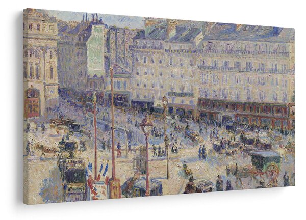 Tablou - Camille Pissarro, The Place du Havre, reproducere (90x60 cm)